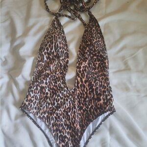 1pc Swimsuit  Lowcut back size XL Brand New